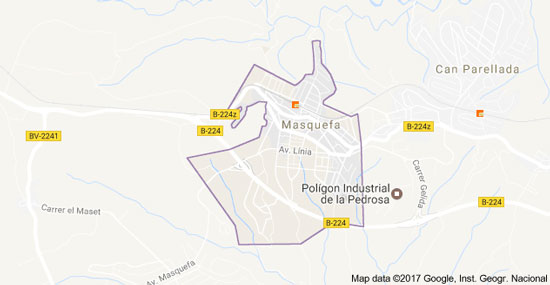 mapa masquefa
